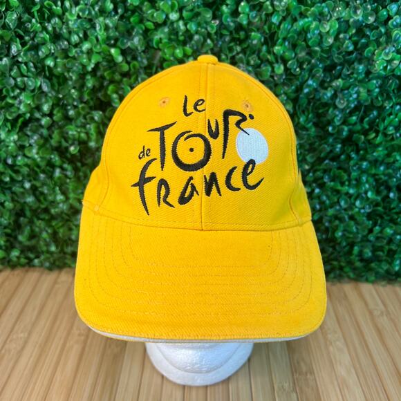 Le Tour De France Yellow Adjustable Cap Hat Official Product Adult One Size - Picture 1 of 10
